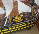 Main deck with lifeboats, progress on sails and rigging. | Hms victory ...