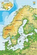 Mapas de Países Nórdicos: para descargar, imprimir, colorear...