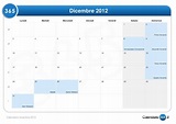 Calendario dicembre 2012