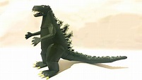 Godzilla Papercraft Model - YouTube