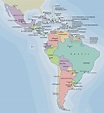 América Latina: países, características físicas, economia (resumo)