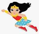 Wonderwoman Baby Clipart - Wonder Woman Cartoon Kids, HD Png Download ...