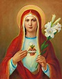 Immaculate Heart of Mary Painting by Svitozar Nenyuk - Pixels Merch