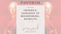 Frederick, Margrave of Brandenburg-Bayreuth Biography - Margrave of ...