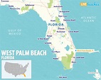 Map of West Palm Beach, Florida - Live Beaches