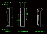 Locker 1 DWG Block for AutoCAD • Designs CAD