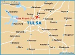 Tulsa Map - TravelsFinders.Com