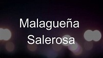 Malagueña Salerosa - Luis Miguel - letra - YouTube