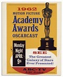 Lot Detail - Original 1962 Academy Awards Poster From the 34th Annual ...