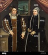 Double-portrait (Marie of Brandenburg-Kulmbach and Christina of Denmark ...