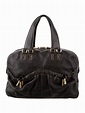 Donna Karan Grained Leather Shoulder Bag - Handbags - DON23205 | The ...