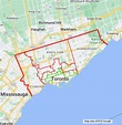 Metro Toronto City and Borough Boundaries - Google My Maps
