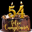 Felices 54 Años - Hermosa imagen de pastel de feliz cumpleaños ...