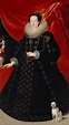 Eleonora Gonzaga (1598-1655), Empress in black dress.Justus Sustermans ...