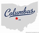 Columbus Ohio On A Map - Topographic Map World