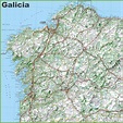 Large Galicia Maps for Free Download and Print | High-Resolution and ...