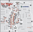 Map of Las Vegas Hotels and Casinos the Strip and Downtown Hotels and ...