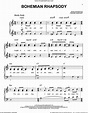 Queen - Bohemian Rhapsody sheet music for piano solo (PDF) | Bohemian ...