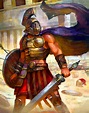 A Roman gladiator | Gladiator characters, Roman gladiator, Roman warriors
