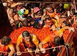La Tomatina Festival, la celebració anual d’Espanya de llançament de ...