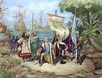 Columbus San Salvador, 1492 Painting by Granger - Pixels