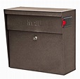 Yahead Outdoor Mailbox with Lock Retro Vintage European Iron Wall ...