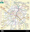 Mapa de Metro de París - La capital francesa mapa de la red de metro ...