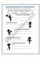 Expressions of frequency - ESL worksheet by Stefy92