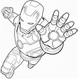 Dibujos de Iron Man Divertidos para colorear e imprimir - Frikinerd