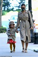 Irina Shayk and daughter Lea De Seine, 4, wear raincoats for NYC walk ...