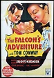 THE FALCON'S ADVENTURE Original One sheet Movie Poster TOM CONWAY RKO ...