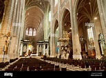 Interieur, St. Bavo Kathedrale, Gent, Belgien Stockfotografie - Alamy