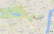 Buckingham Palace on Map of London