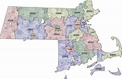 Map Of Massachusetts Zip Codes - World Map