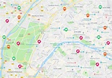 Google Map Of Paris France - World Map