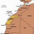 Geografía física del Sáhara Occidental - Africa