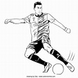 Descubrir 98+ imagen dibujos para colorear cristiano ronaldo - Viaterra.mx