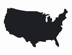 usa map silhouette 3760625 Vector Art at Vecteezy