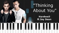 Hardwell "Thinking About You" ft Jay Sean Piano Tutorial - Chords - How ...