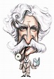 caricatures of Mark Twain - Google Search | Caricature drawing ...