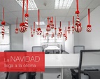 IDEAS ORIGINALES PARA DECORAR TU OFICINA ESTA NAVIDAD - delaoliva