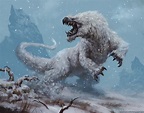 snow creature by BrentHollowellArt on DeviantArt