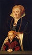 Bartholomäus Bruyn der Ältere: Portrait of a Lady and Her Daughter ...