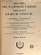 Henri Estienne Biography - 16th century French printer and classical ...