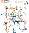Mapa del metro, Lineas del metro, Lineas del metro df