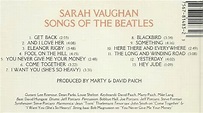 "Sarah Vaughan, Songs of the Beatles", 1981 | Back cover of … | Flickr