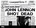 El asesinato de John Lennon el 8 de diciembre de 1980 hace el informe ...