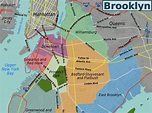 Mapa de Brooklyn | Turismo Nueva York | Plano. Mapa satelital y turístico.