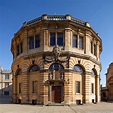 Sheldonian Theatre viewed from Broad Street, Oxford. Built 1664 to 1668 ...