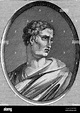 Polybios, circa 200 - circa 120 BC, Greek historian, portrait, copper ...